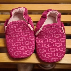 Ugg Baby Roos Suede Fleece Crib Shoe Bootie